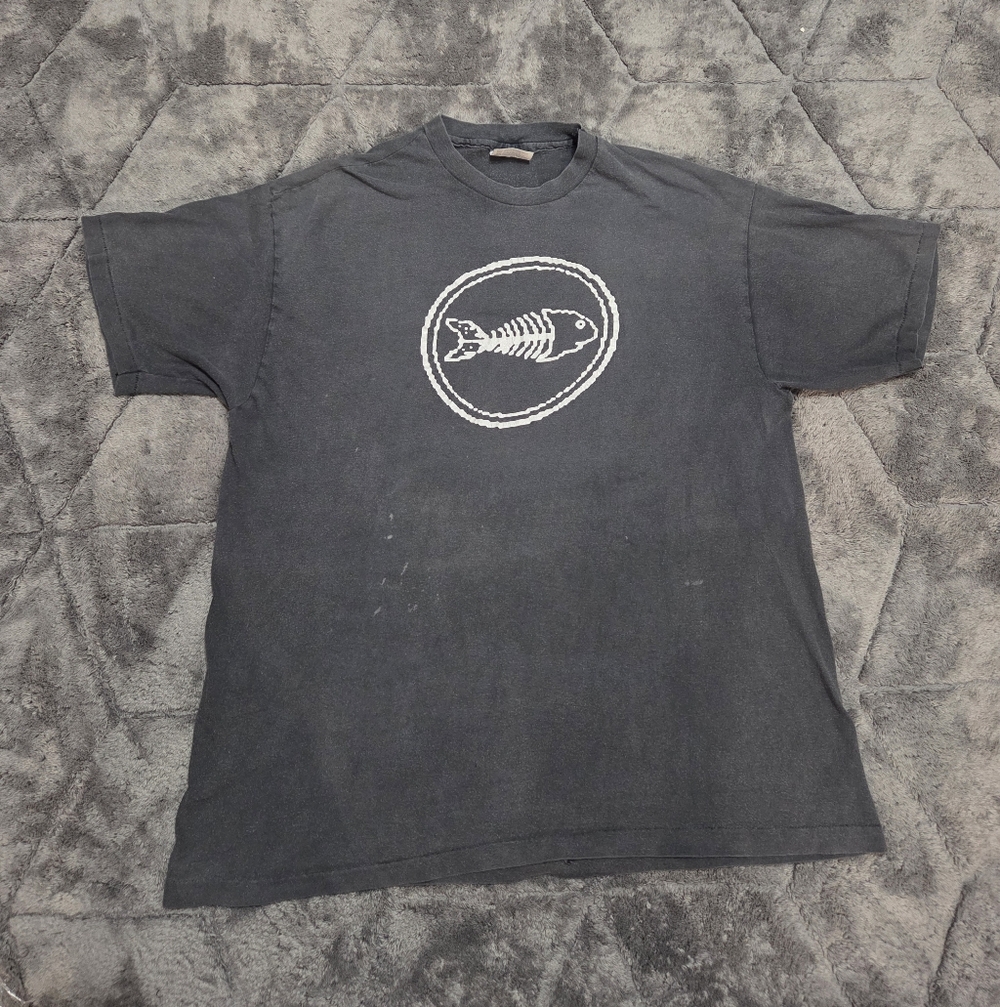 VTG Gray Fishbone BONE IN THE USA TOUR '86 Graphic Tee Single Stitch XL USA MADE